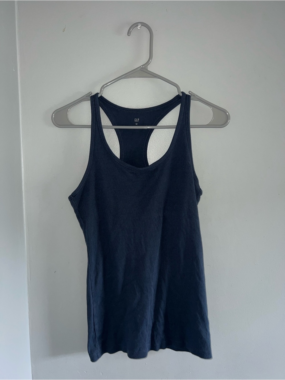 GAP Navy Racerback Tank Top